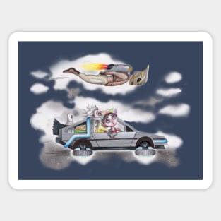 Rocketeer to the Future Sticker